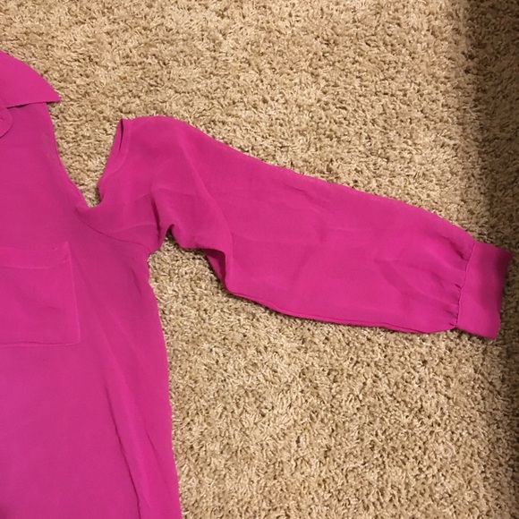 Lush Cold Shoulder Top Hot Pink Small - Picture 2 of 7